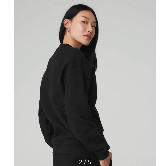 ALO Yoga renown heavy weight crew neck pullover - Picture 2 of 8